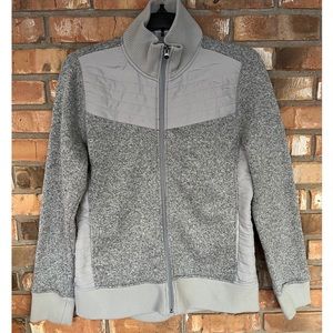 Magellan Outdoors Women’s Gray High Neck Zip Up Jacket Size XL